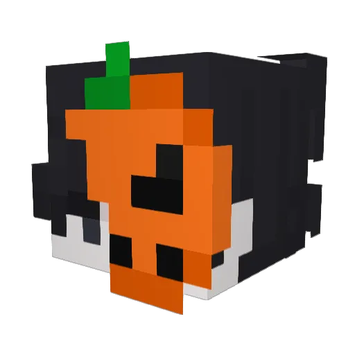 Off_Anty Minecraft avatar head, 3D render