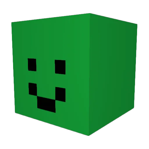 Off_My_Face Minecraft avatar head, 3D render