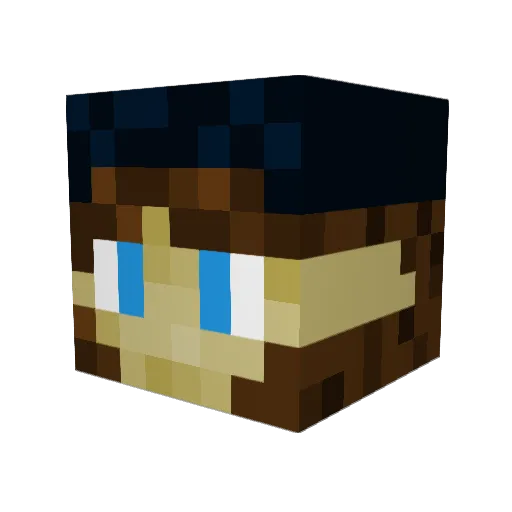 Off_the_Wall01 Minecraft avatar head, 3D render