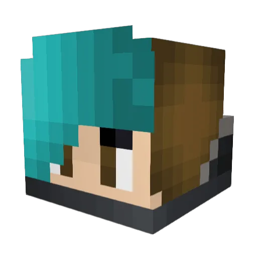 OffbeatOwl Minecraft avatar head, 3D render