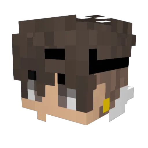 OfferMayz Minecraft avatar head, 3D render
