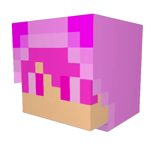 Offic1alLynx Minecraft avatar head, 3D render
