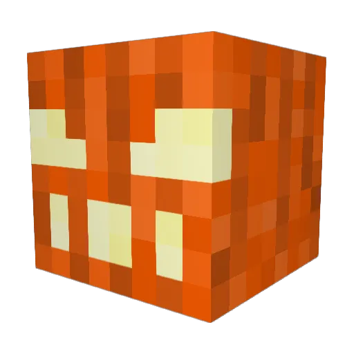 OfficerApple Minecraft avatar head, 3D render