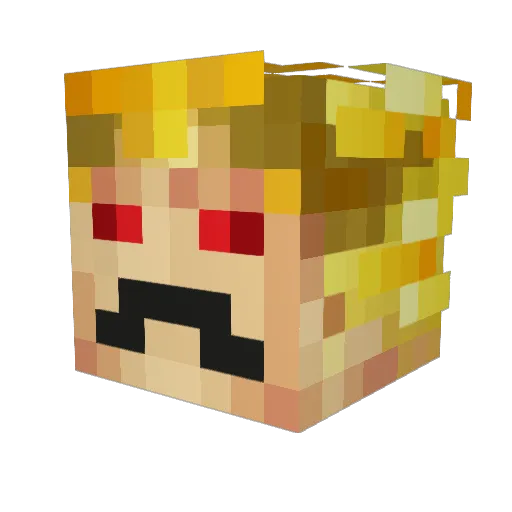 OfficerBillyFlow Minecraft avatar head, 3D render