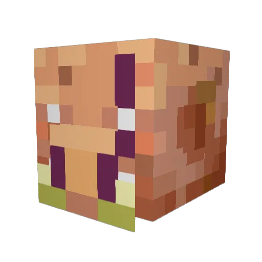 OfficerDavid Minecraft avatar head, 3D render