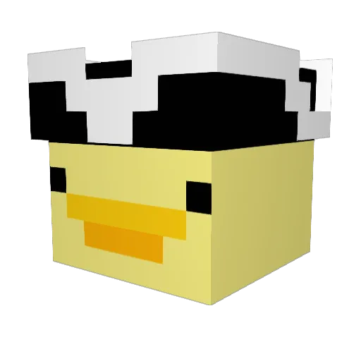 OfficerPeanut911 Minecraft avatar head, 3D render