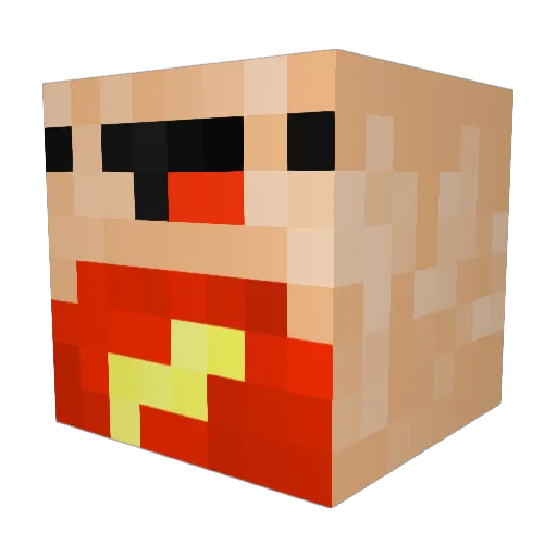 OfficerRandy123 Minecraft avatar head, 3D render