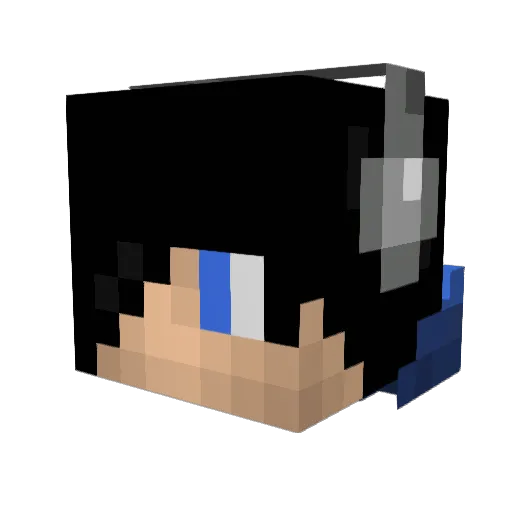 OfficerVermilion Minecraft avatar head, 3D render