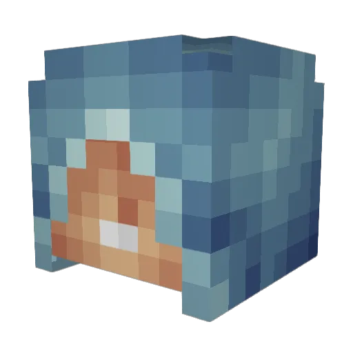 Officer_Balls Minecraft avatar head, 3D render