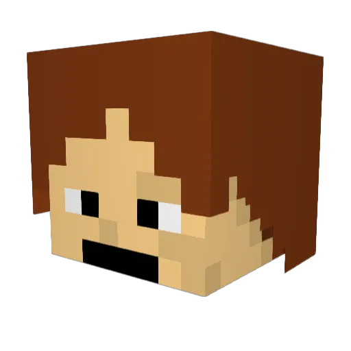 Officer_Dingo Minecraft avatar head, 3D render