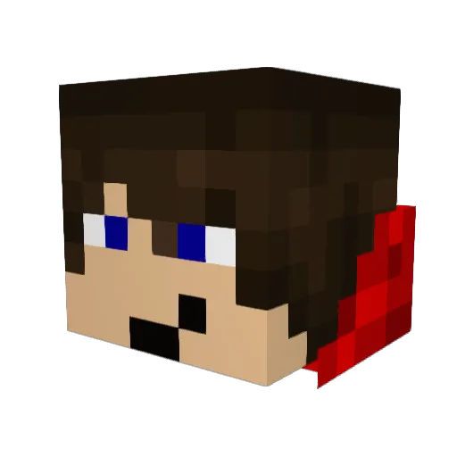 Officercolumbus Minecraft avatar head, 3D render