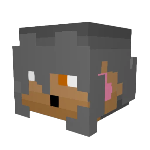 OfficialJDFlow1 Minecraft avatar head, 3D render