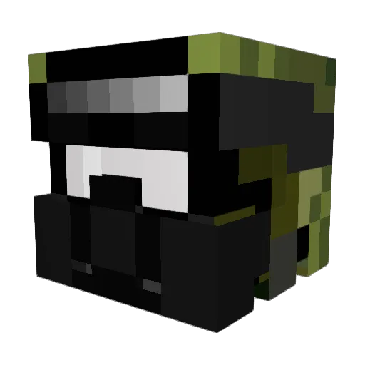 OfficialJay1 Minecraft avatar head, 3D render