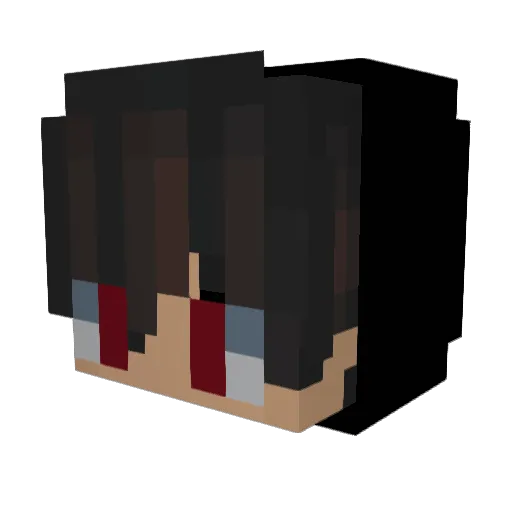 OfficialJohnn Minecraft avatar head, 3D render