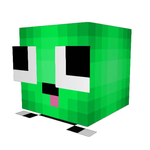 OfficialTomaat_ Minecraft avatar head, 3D render