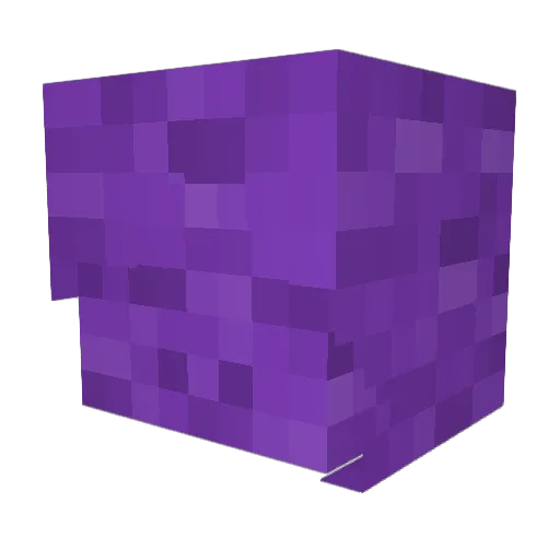 Official_Blaise Minecraft avatar head, 3D render