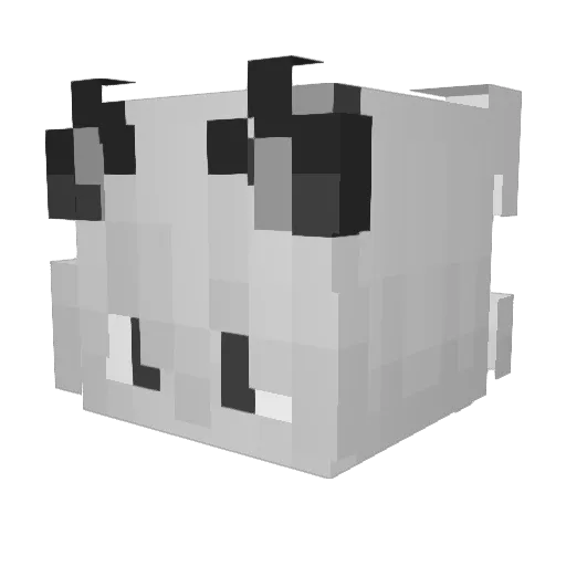 Officially_Lost Minecraft avatar head, 3D render