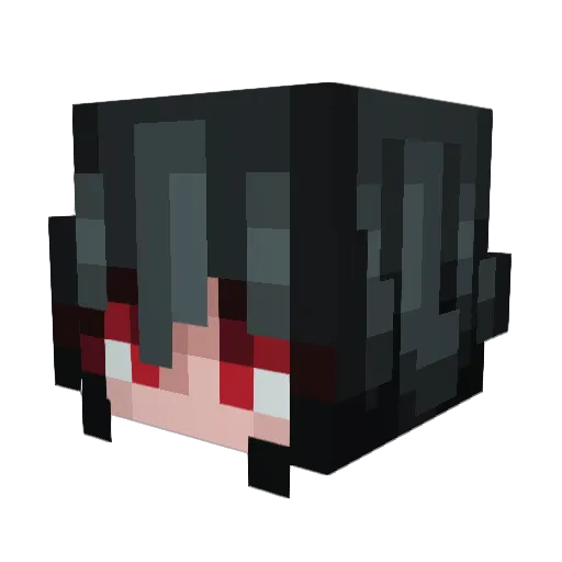 Officially_Maji Minecraft avatar head, 3D render