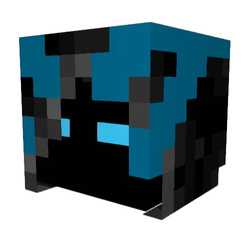 Offline13 Minecraft avatar head, 3D render