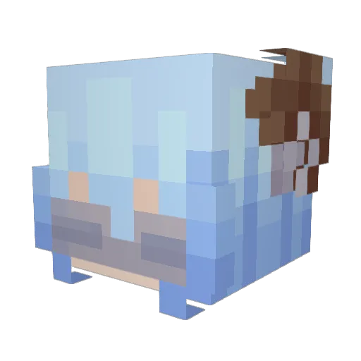 OfflineRam Minecraft avatar head, 3D render