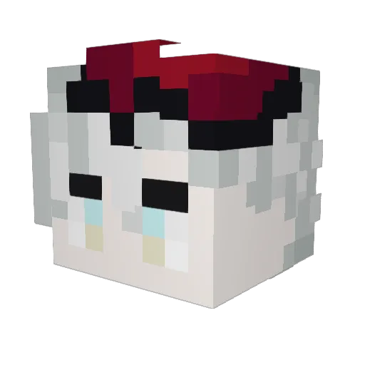 Offline_Pie Minecraft avatar head, 3D render