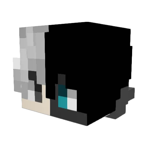 OgBarty Minecraft avatar head, 3D render
