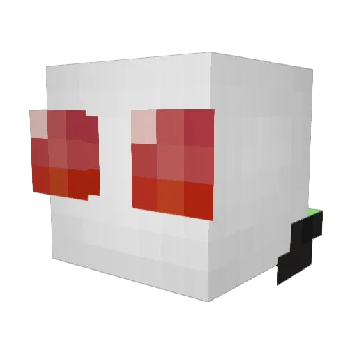 OgKv Minecraft avatar head, 3D render