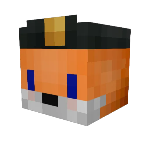 OgRadManDan Minecraft avatar head, 3D render