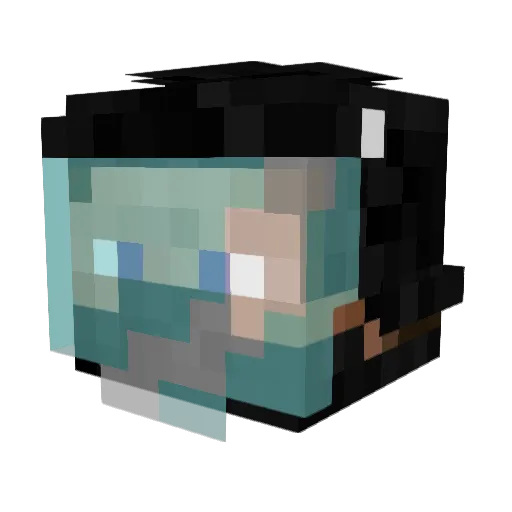 OgSraka Minecraft avatar head, 3D render