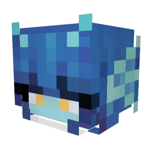 OgStessa Minecraft avatar head, 3D render