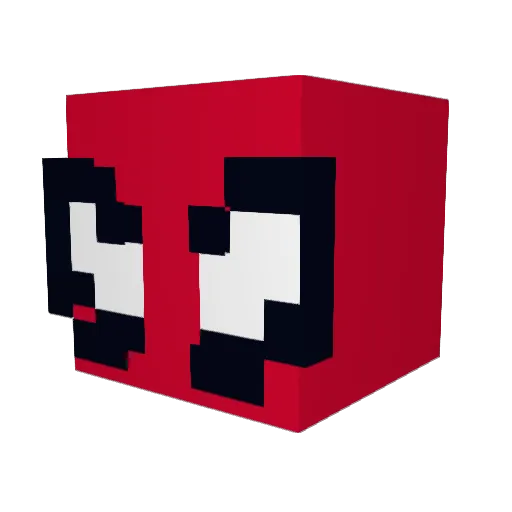 Ogareek_ Minecraft avatar head, 3D render