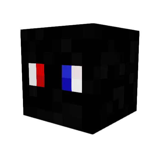 OgawaSmile Minecraft avatar head, 3D render