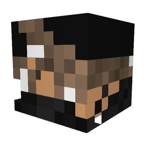 Ogdevboi Minecraft avatar head, 3D render