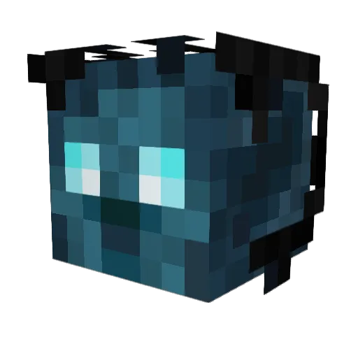 Ogedion Minecraft avatar head, 3D render