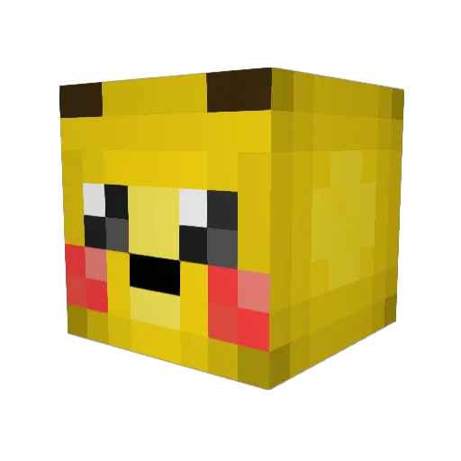 Ogeii Minecraft avatar head, 3D render