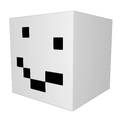 Oggen__ Minecraft avatar head, 3D render