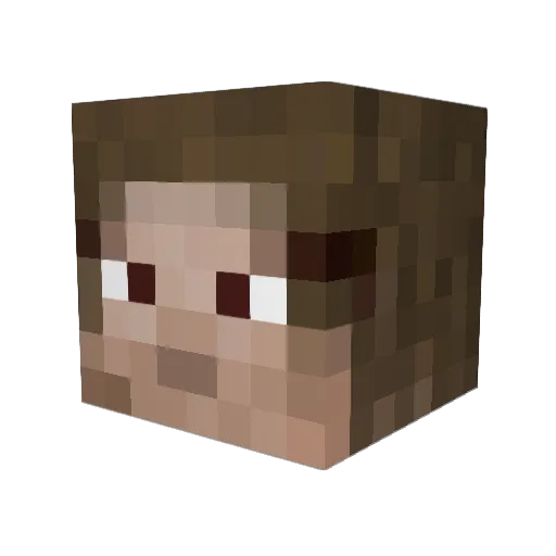 OgiJPG Minecraft avatar head, 3D render