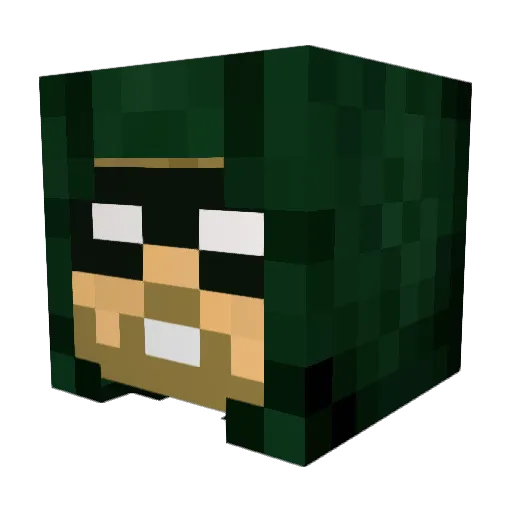 Ogierman69 Minecraft avatar head, 3D render