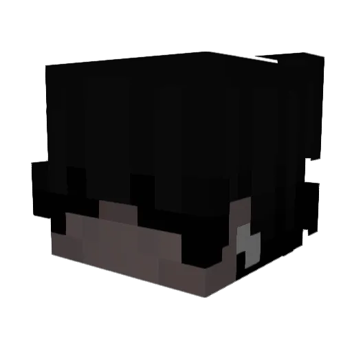 Ognf Minecraft avatar head, 3D render