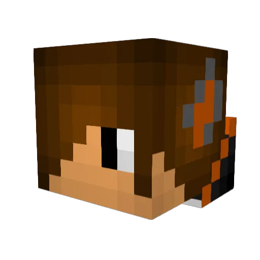 Ognjen13 Minecraft avatar head, 3D render