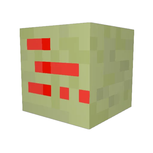 Ogredurss Minecraft avatar head, 3D render