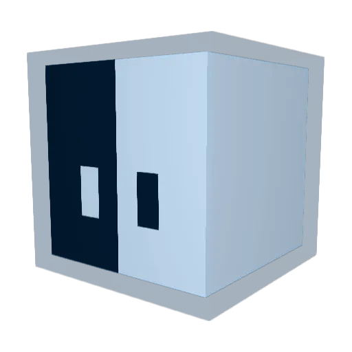 Ogrikuz Minecraft avatar head, 3D render