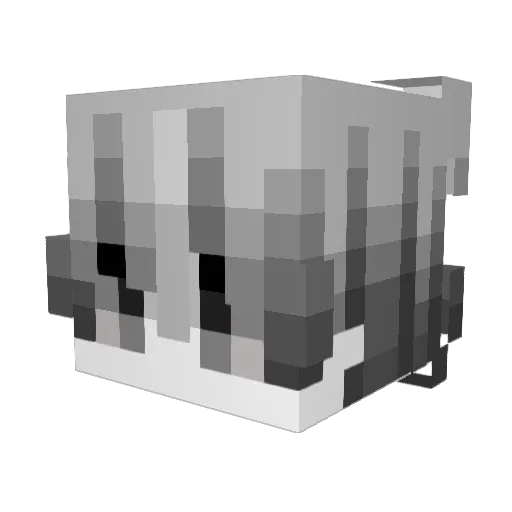 Ogu_r Minecraft avatar head, 3D render