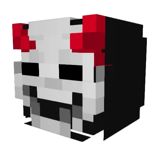 Ogurek1230 Minecraft avatar head, 3D render