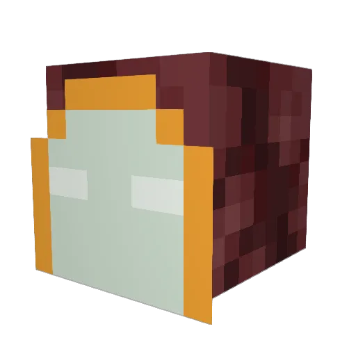 OguzS1 Minecraft avatar head, 3D render