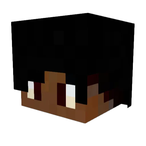 OhAthi Minecraft avatar head, 3D render