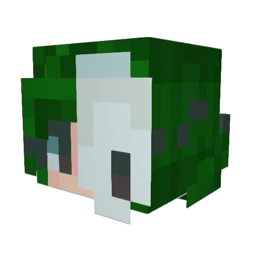 OhBabyItsATriple Minecraft avatar head, 3D render