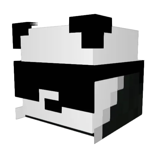 OhBar Minecraft avatar head, 3D render