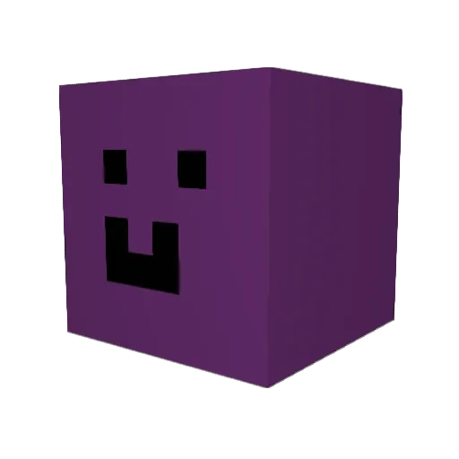 OhBlack23 Minecraft avatar head, 3D render