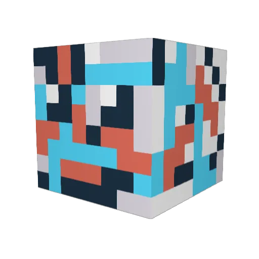 OhBoyo20 Minecraft avatar head, 3D render